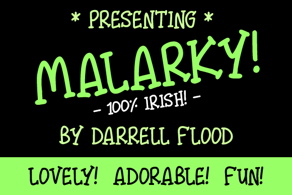 Malarky Font - Featured Image