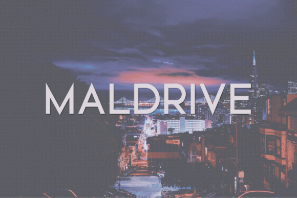 Maldrive Font - Featured Image