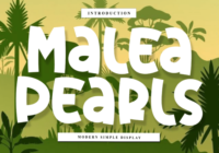Malea Pearls Font - Featured Image