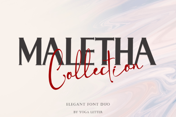 Maletha Collection Font - Featured Image