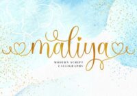 Maliya Font - Featured Image