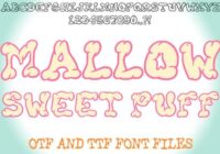 Mallow Sweet Puff Font - Featured Image