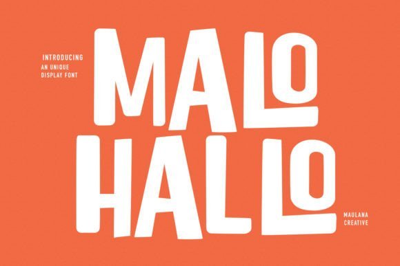 Malohallo Font - Featured Image