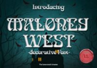 Maloney West Font - Featured Image