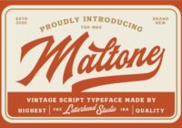 Maltone Font - Featured Image