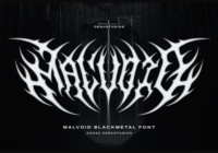 Malvoid Font - Featured Image