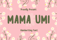 Mama Umi Font - Featured Image