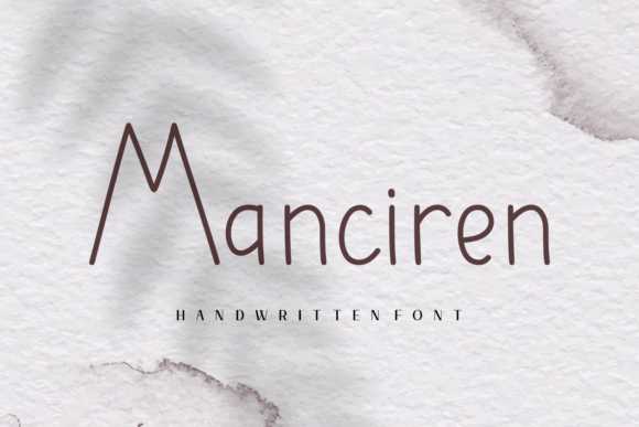 Manciren Font - Featured Image