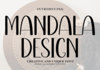 Mandala Design Font - Featured Image