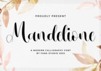 Mandeloine Font - Featured Image