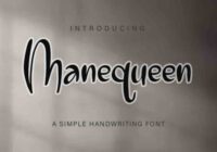 Manequeen Font - Featured Image