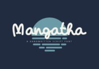 Mangatha Font - Featured Image