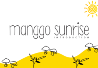Manggo Sunrise Font - Featured Image