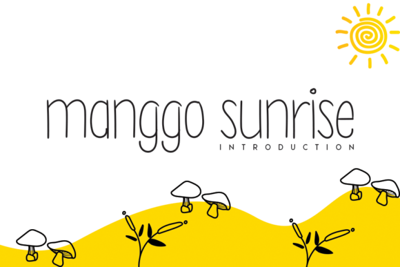 Manggo Sunrise Font - Featured Image