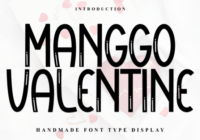 Manggo Valentine Font - Featured Image
