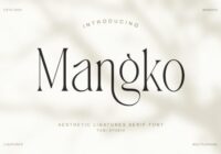 Mangko Font - Featured Image