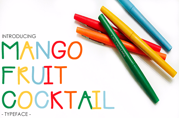 Mango Fruit Cocktail Font - Featured Image