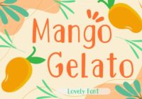 Mango Gelato Font - Featured Image