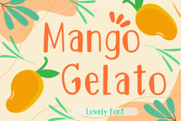 Mango Gelato Font - Featured Image