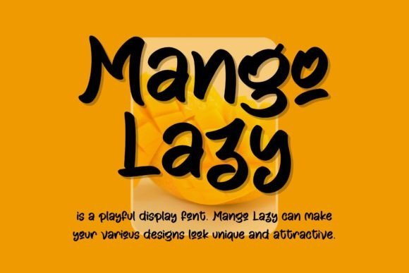 Mango Lazy Font - Featured Image