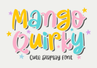 Mango Quirky Font - Featured Image
