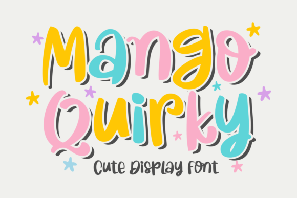 Mango Quirky Font - Featured Image