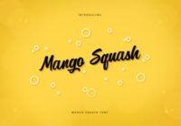 Mango Squash Font - Featured Image