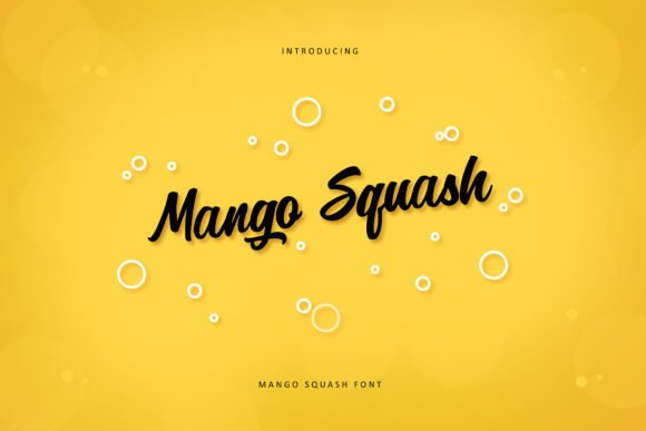 Mango Squash Font - Featured Image