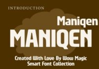 Maniqen Font - Featured Image