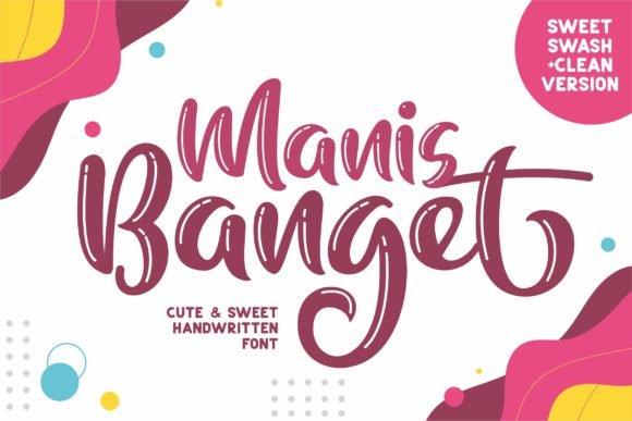 Manis Banget Font - Featured Image
