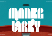 Manke Larky Font - Featured Image