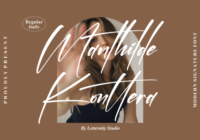 Manthilde Konttera Font - Featured Image