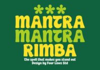 Mantra Rimba Font - Featured Image