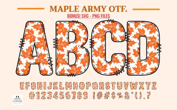 Maple Army Font - Featured Image
