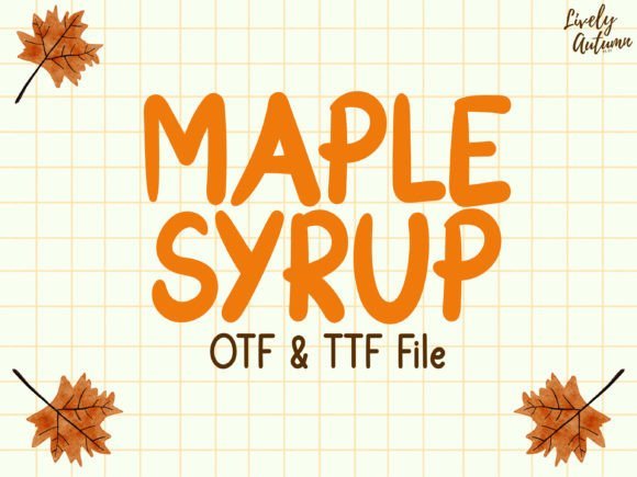 Maple Syrup Font - Featured Image
