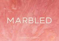 Marbled Font - Featured Image