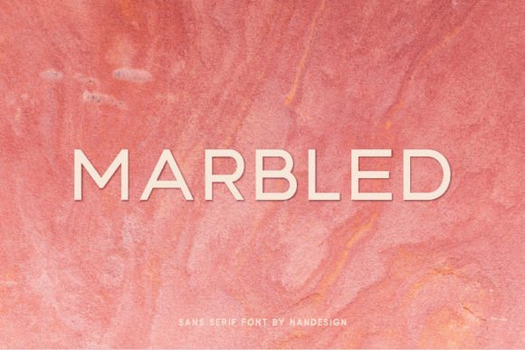 Marbled Font - Featured Image