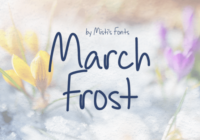 March Frost Font - Featured Image