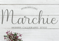 Marchie Font - Featured Image