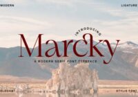 Marcky Font - Featured Image