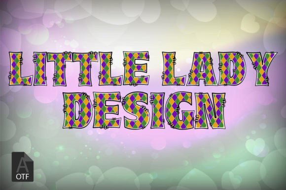 Mardi Gras Plaid Font - Featured Image
