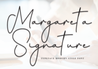 Margareta Signature Font - Featured Image