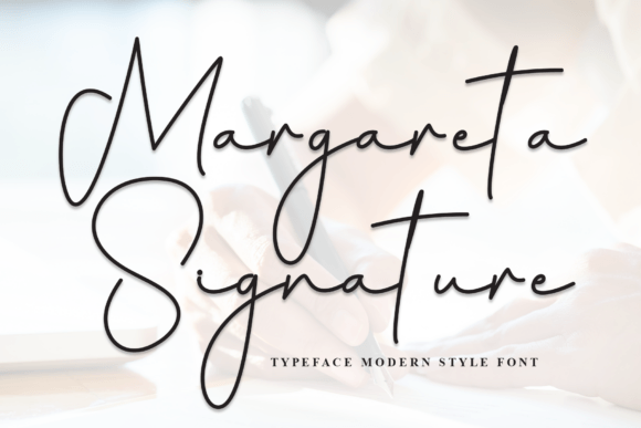 Margareta Signature Font - Featured Image