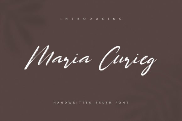 Maria Curieg Font - Featured Image
