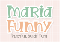 Maria Funny Font - Featured Image