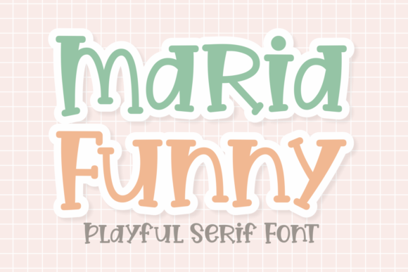 Maria Funny Font - Featured Image