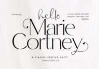 Marie Cortney Font - Featured Image