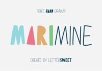 Marimine Font - Featured Image