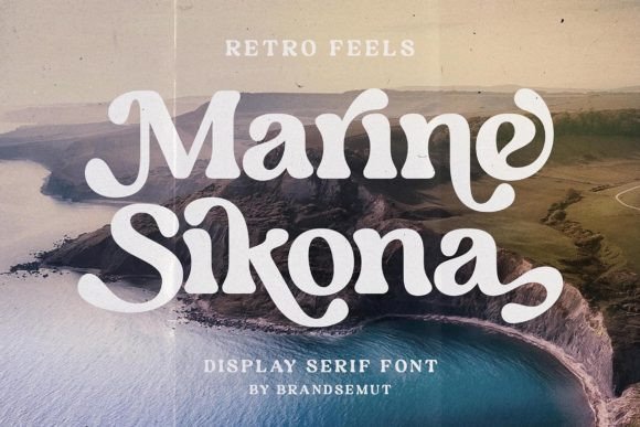 Marine Sikona Font - Featured Image