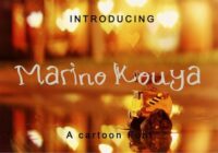 Marino Kouya Font - Featured Image